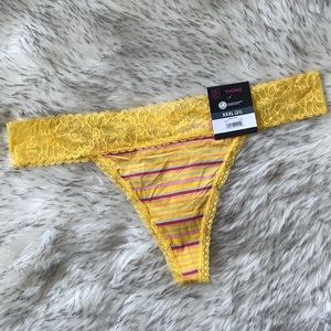 NWT NOBO Micro Lace Thong